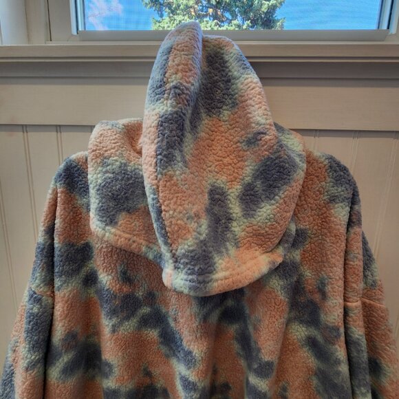 Justice Oversized Fleece Hooded  Wearable Blanket Loungewear Nightgown - Picture 5 of 12